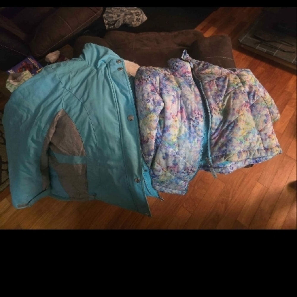 3 in 1 Blue and Floral Jackets